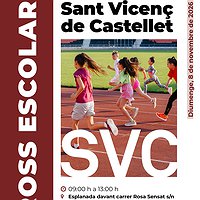 Cros escolar de Sant Vicenç de Castellet