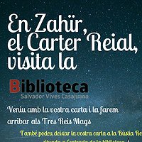 El carter Zahïr visita la biblioteca