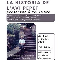 Presentació del llibre 'La història de l'avi Pepet: Memòries d'una vida'