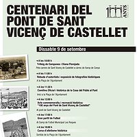 Commemoració del centenari del pont de Sant Vicenç de Castellet