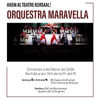 'Anem al Teatre Kursaal' per veure el concert de l'Orquestra Maravella