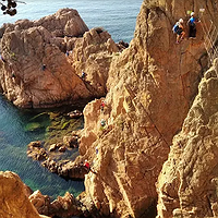 Sortida a la via ferrata de la Cala del Molí