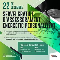 Servei gratuït d'assessorament energètic personalitzat - desembre
