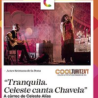 El cicle 'Coolturitza't' programa 'Tranquila, Celeste canta Chavela'