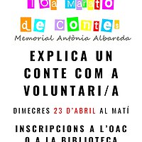 16a Marató de contes - Memorial Antònia Albareda