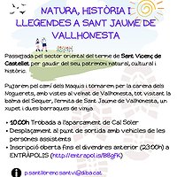 Passejada guiada 'Natura, història i llegendes a Sant Jaume de Vallhonesta' - maig 2022