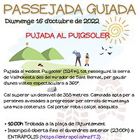 Passejada guiada 'Pujada al Puigsoler'