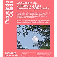 Passejada guiada 'Capvespre de primavera a Sant Jaume de Vallhonesta'