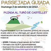 Passejada guiada 'Pujada al turó de Castellet' setembre 2023