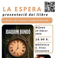 Presentació del llibre 'La espera: son las siete de la tarde, para siempre'