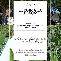 'Vine a llegir a la plaça'