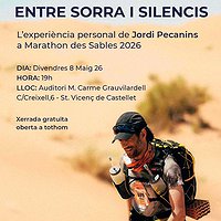 Jordi Pecanins explica la seva experiència a la Marathon des Sables