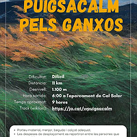 Sortida: Puigsacalm pels Ganxos (secció muntanya)