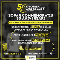 Sopar commemoratiu del Club Bàsquet Castellet